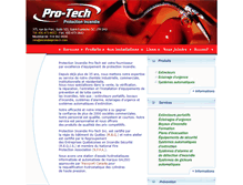 Tablet Screenshot of incendieprotech.com
